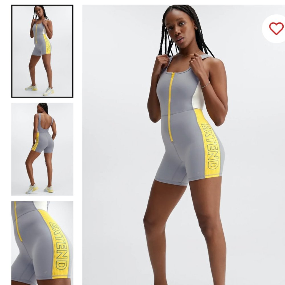 Fabletics Onesie Short w/ Zip